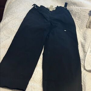 Stylish Black Cropped Pants